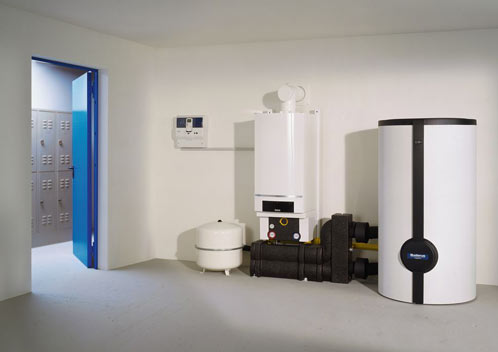 Gas-Brennwert-Wandheizkessel Buderus Logamax plus GB162
